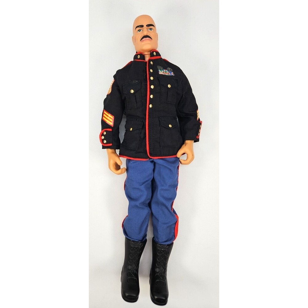 GI Joe Action 12" Marine Dress Blues 1992 with black boots